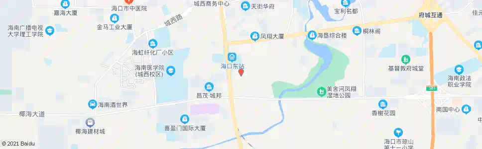 海口海口汽车南站(南海大道)_公交站地图_海口公交_妙搜公交查询2025