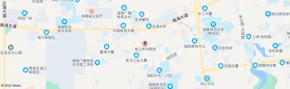 海口市中医院(海口市中医医院)_公交站地图_海口公交_妙搜公交查询2025