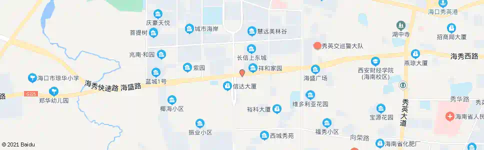 海口秀英区法院_公交站地图_海口公交_妙搜公交查询2025