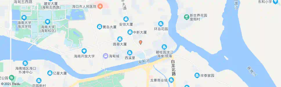 海口市委党校_公交站地图_海口公交_妙搜公交查询2025