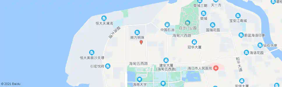 海口实验中学初中部_公交站地图_海口公交_妙搜公交查询2025