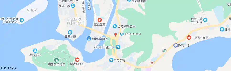 三亚美丽之冠_公交站地图_三亚公交_妙搜公交查询2025