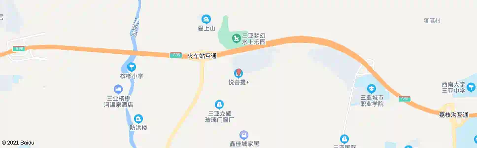 三亚同心家园十一期_公交站地图_三亚公交_妙搜公交查询2025