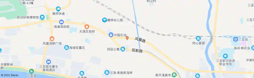 三亚阅海观山小区_公交站地图_三亚公交_妙搜公交查询2025