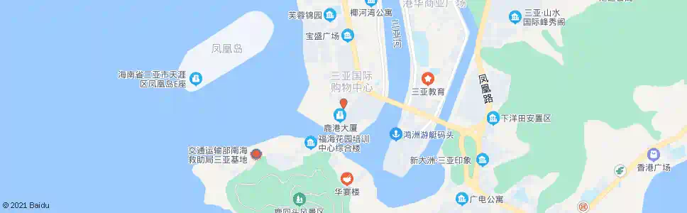 三亚鸿港市场_公交站地图_三亚公交_妙搜公交查询2025