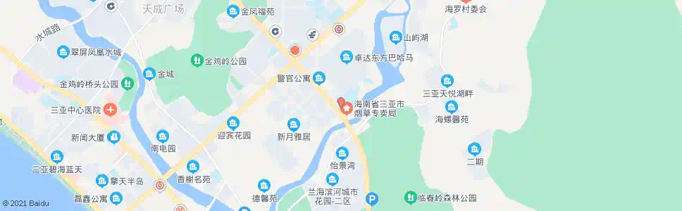 三亚市交警支队_公交站地图_三亚公交_妙搜公交查询2025