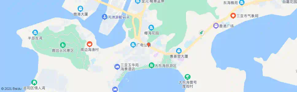 三亚鹿岭路口_公交站地图_三亚公交_妙搜公交查询2025