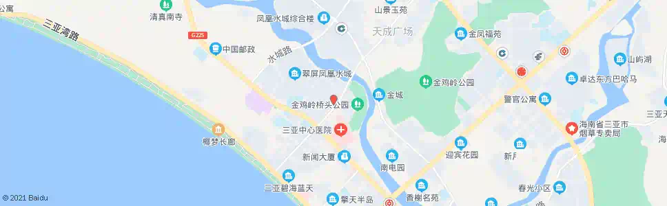三亚友谊派出所_公交站地图_三亚公交_妙搜公交查询2025