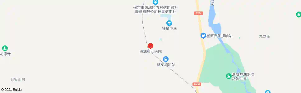 保定神星医院_公交站地图_保定公交_妙搜公交查询2025