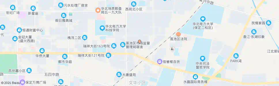 保定假日山水华庭_公交站地图_保定公交_妙搜公交查询2025
