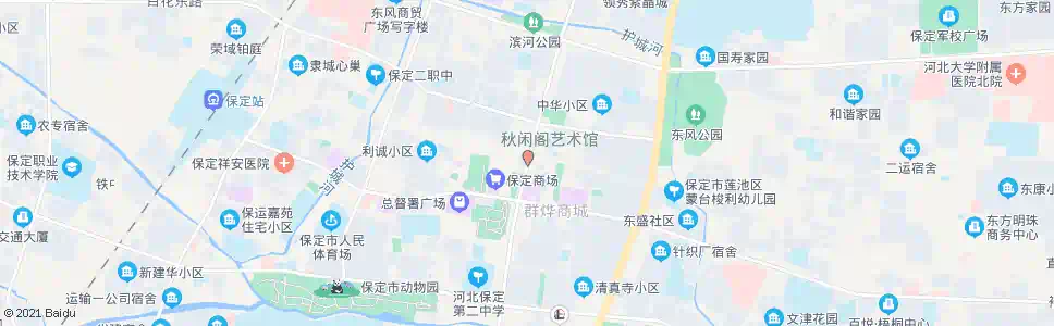 保定劝业场(赛特王码学校)_公交站地图_保定公交_妙搜公交查询2025