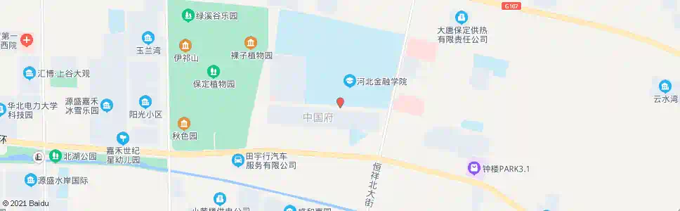 保定金融学院(南门)_公交站地图_保定公交_妙搜公交查询2025