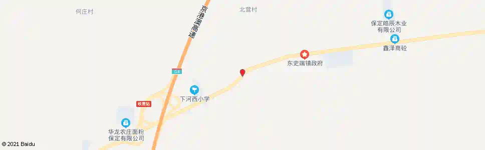 保定下河西_公交站地图_保定公交_妙搜公交查询2025