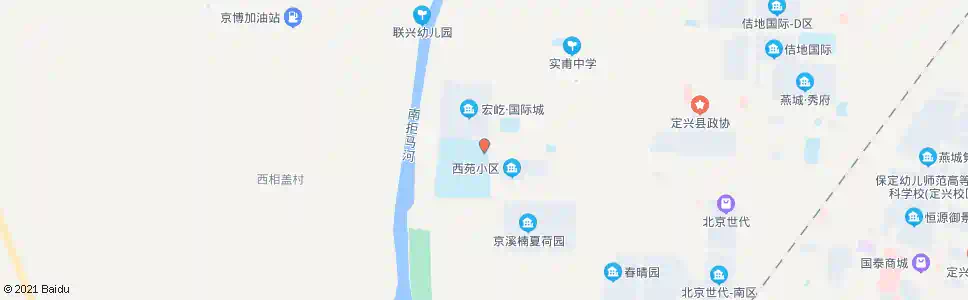 保定定兴第一中学_公交站地图_保定公交_妙搜公交查询2025