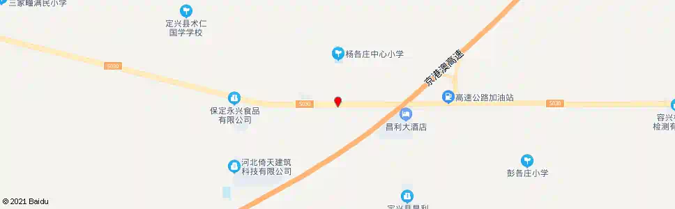 保定杨各庄_公交站地图_保定公交_妙搜公交查询2025