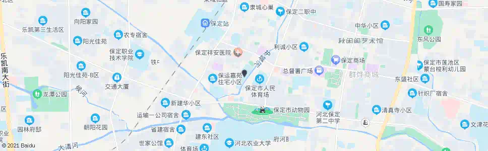 保定保师附校_公交站地图_保定公交_妙搜公交查询2025