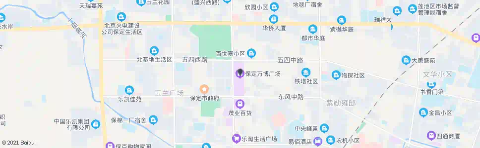 保定万博广场_公交站地图_保定公交_妙搜公交查询2025
