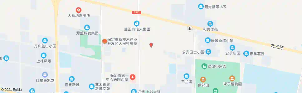 保定英利三期南门_公交站地图_保定公交_妙搜公交查询2025