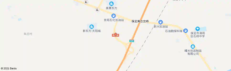 保定京港澳高速保定南出入口_公交站地图_保定公交_妙搜公交查询2025