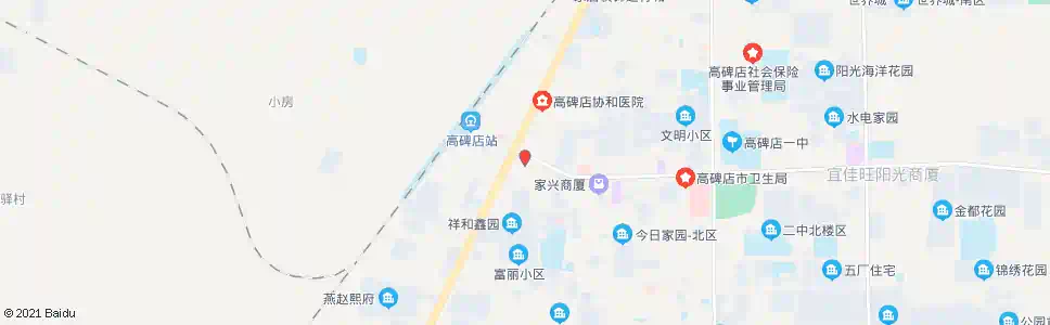 保定高碑店家兴购物广场_公交站地图_保定公交_妙搜公交查询2025