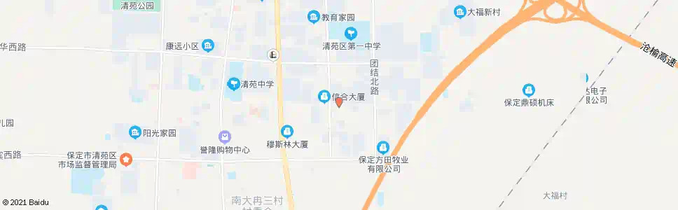 保定北正_公交站地图_保定公交_妙搜公交查询2025