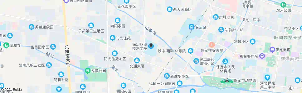 保定职业技术学院_公交站地图_保定公交_妙搜公交查询2025