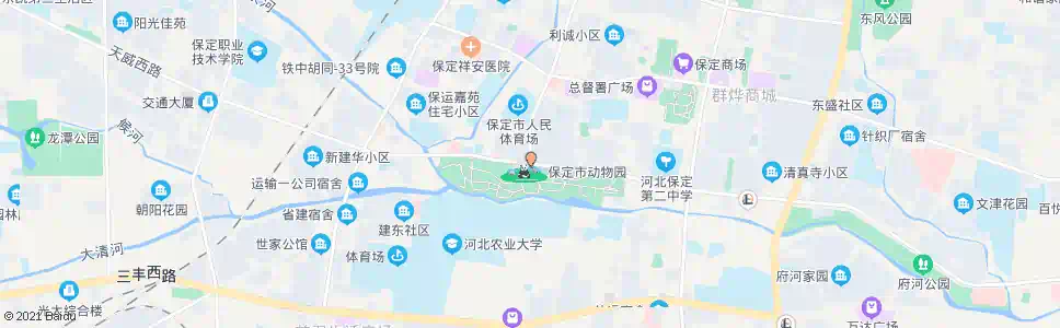 保定老城根(路口西)_公交站地图_保定公交_妙搜公交查询2025