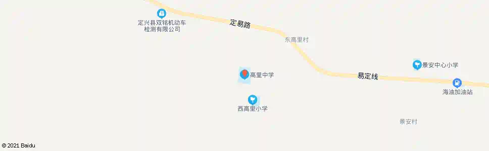 保定高里中学_公交站地图_保定公交_妙搜公交查询2025