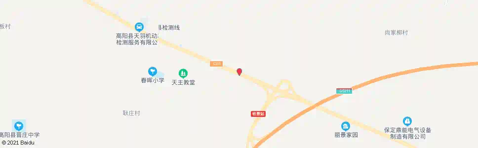 保定南边吴_公交站地图_保定公交_妙搜公交查询2025