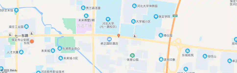 保定河大新区_公交站地图_保定公交_妙搜公交查询2025