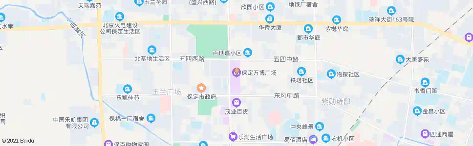 保定涿州中心广场_公交站地图_保定公交_妙搜公交查询2025