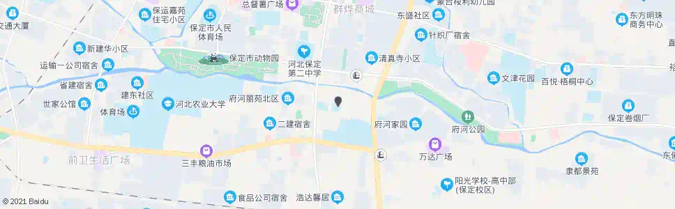 保定回民中学_公交站地图_保定公交_妙搜公交查询2025