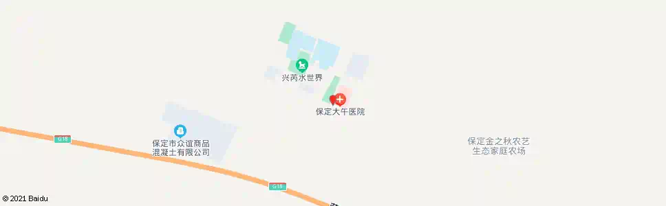 保定大午温泉城_公交站地图_保定公交_妙搜公交查询2025