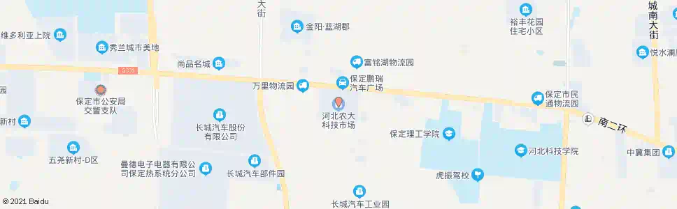 保定旧农贸市场_公交站地图_保定公交_妙搜公交查询2025