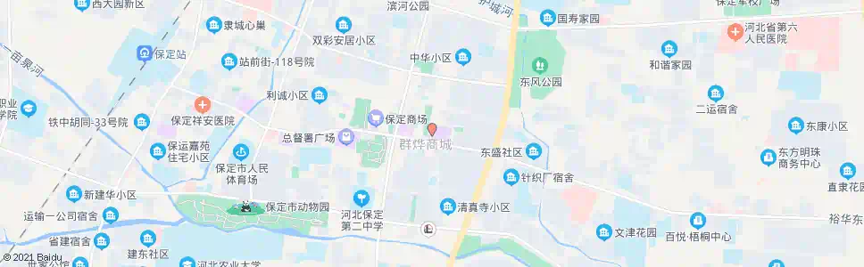 保定北国商城_公交站地图_保定公交_妙搜公交查询2025
