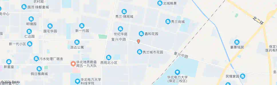 保定鑫和花园南门_公交站地图_保定公交_妙搜公交查询2025