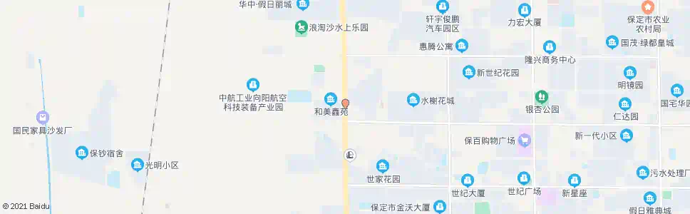 保定西鲁岗南_公交站地图_保定公交_妙搜公交查询2025