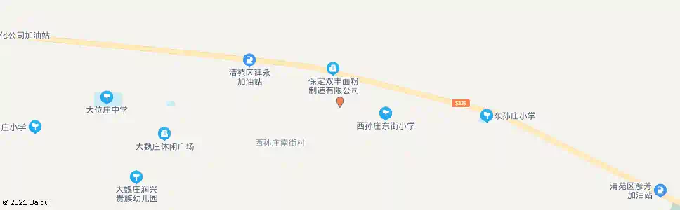 保定西孙庄_公交站地图_保定公交_妙搜公交查询2025