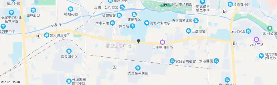 保定鑫丰市场_公交站地图_保定公交_妙搜公交查询2025