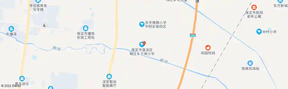 保定下闸村_公交站地图_保定公交_妙搜公交查询2025