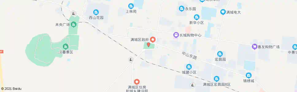 保定满城人民广场_公交站地图_保定公交_妙搜公交查询2025