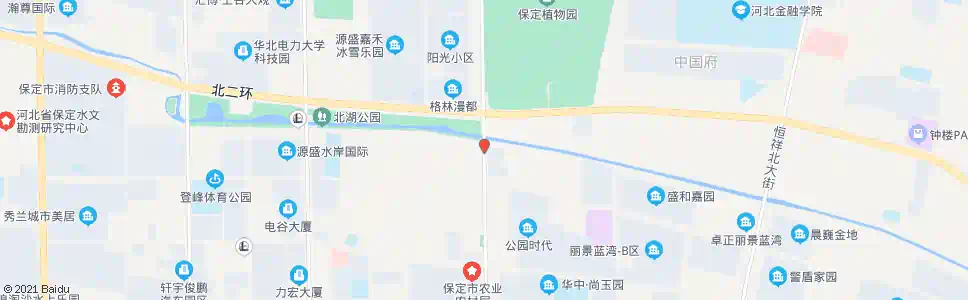 保定阳光大街北二环路口_公交站地图_保定公交_妙搜公交查询2025
