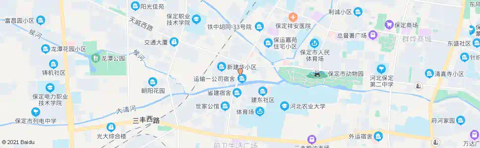 保定二道桥_公交站地图_保定公交_妙搜公交查询2025