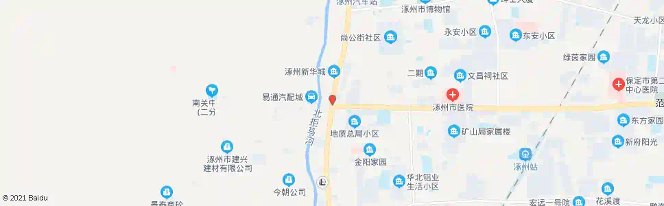 保定涿州交警大队_公交站地图_保定公交_妙搜公交查询2025