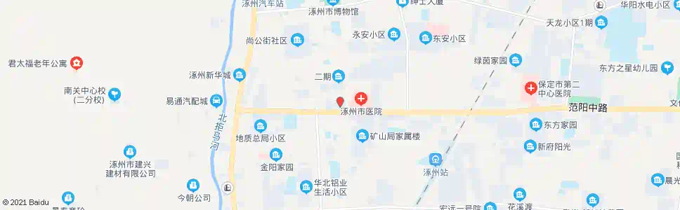 保定涿州市政府_公交站地图_保定公交_妙搜公交查询2025