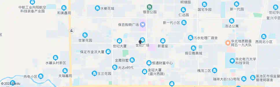 保定美食山_公交站地图_保定公交_妙搜公交查询2025