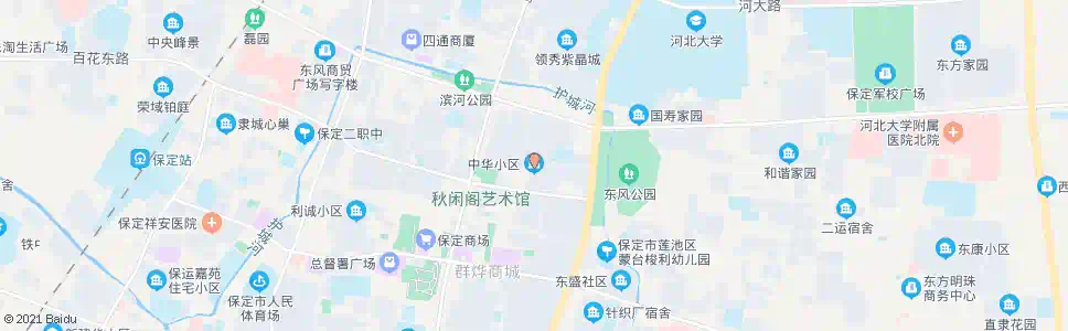 保定中华小区_公交站地图_保定公交_妙搜公交查询2025