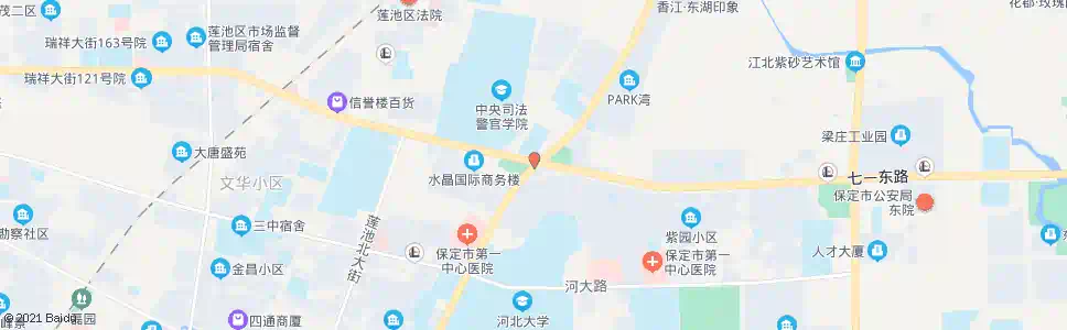 保定长城大街七一路口_公交站地图_保定公交_妙搜公交查询2025