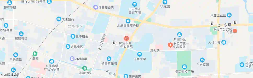保定市一中心医院_公交站地图_保定公交_妙搜公交查询2025