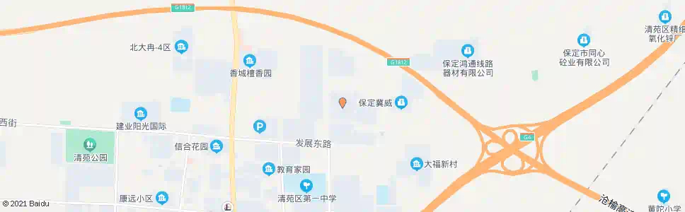 保定冀中监狱_公交站地图_保定公交_妙搜公交查询2025